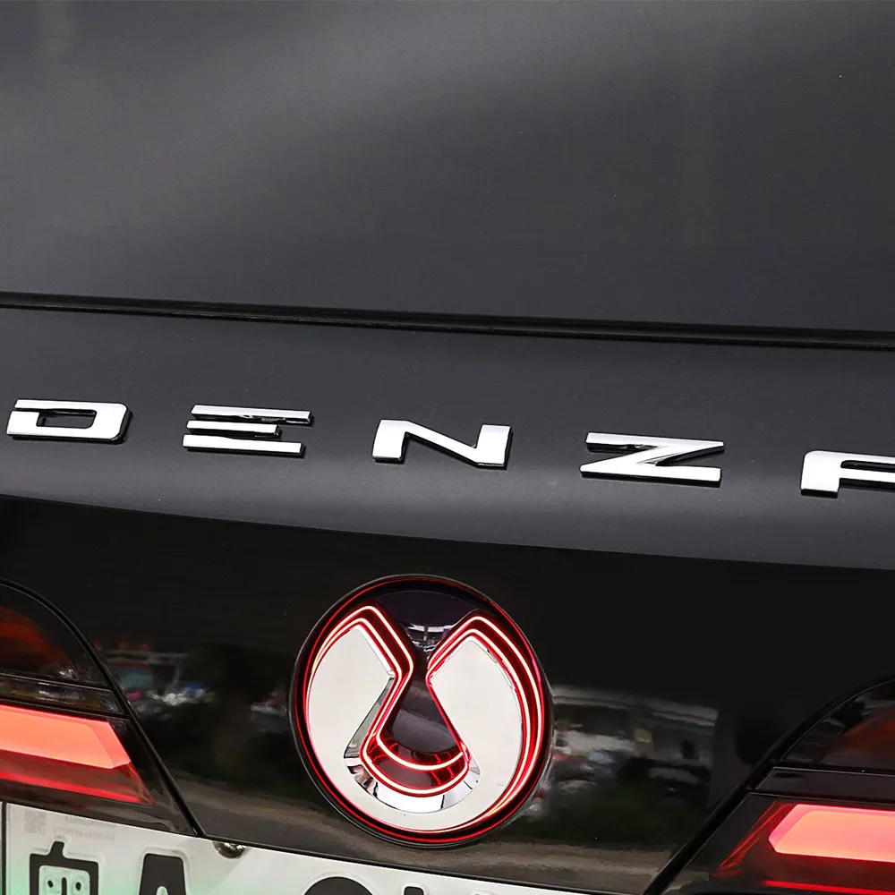 

Для DENZA N9 хвостовая этикетка, декоративная наклейка, DENZA, автомобильная этикетка с буквами, украшения, аксессуары для модификации автомобиля