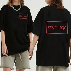 Customized Printed Leisure T Shirt Harajuku Men Tee Diy Your Like Photo or Logo T-Shirt Fashion Custom Drop Shipping Tshirt