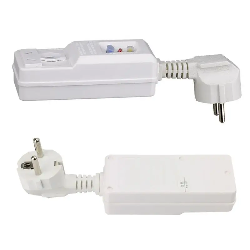 Adaptador enchufe RCD para protección fugas UE, 16A, disyuntor doméstico Swi, envío directo