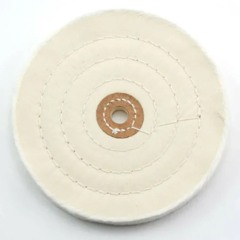 150mm Cloth Polishing Wheel Flannel Cotton Buffing Dics Gold Silver Jewelry Metal Sanding Pads For Angle Grinder Polisher