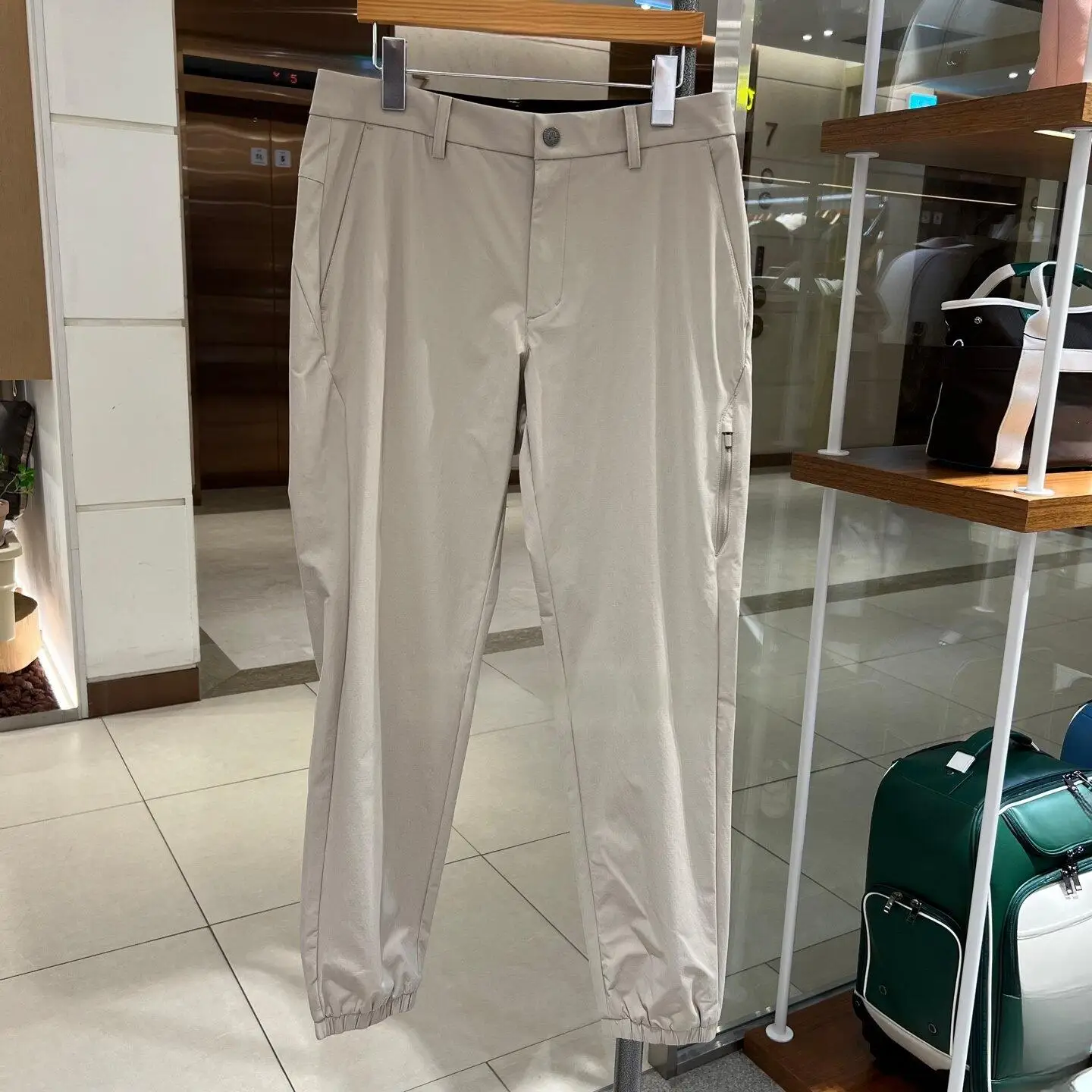 Mens Golf Long Jogger Pants Autumn Versatile Casual Sports Bottoms Outdoor Trousers