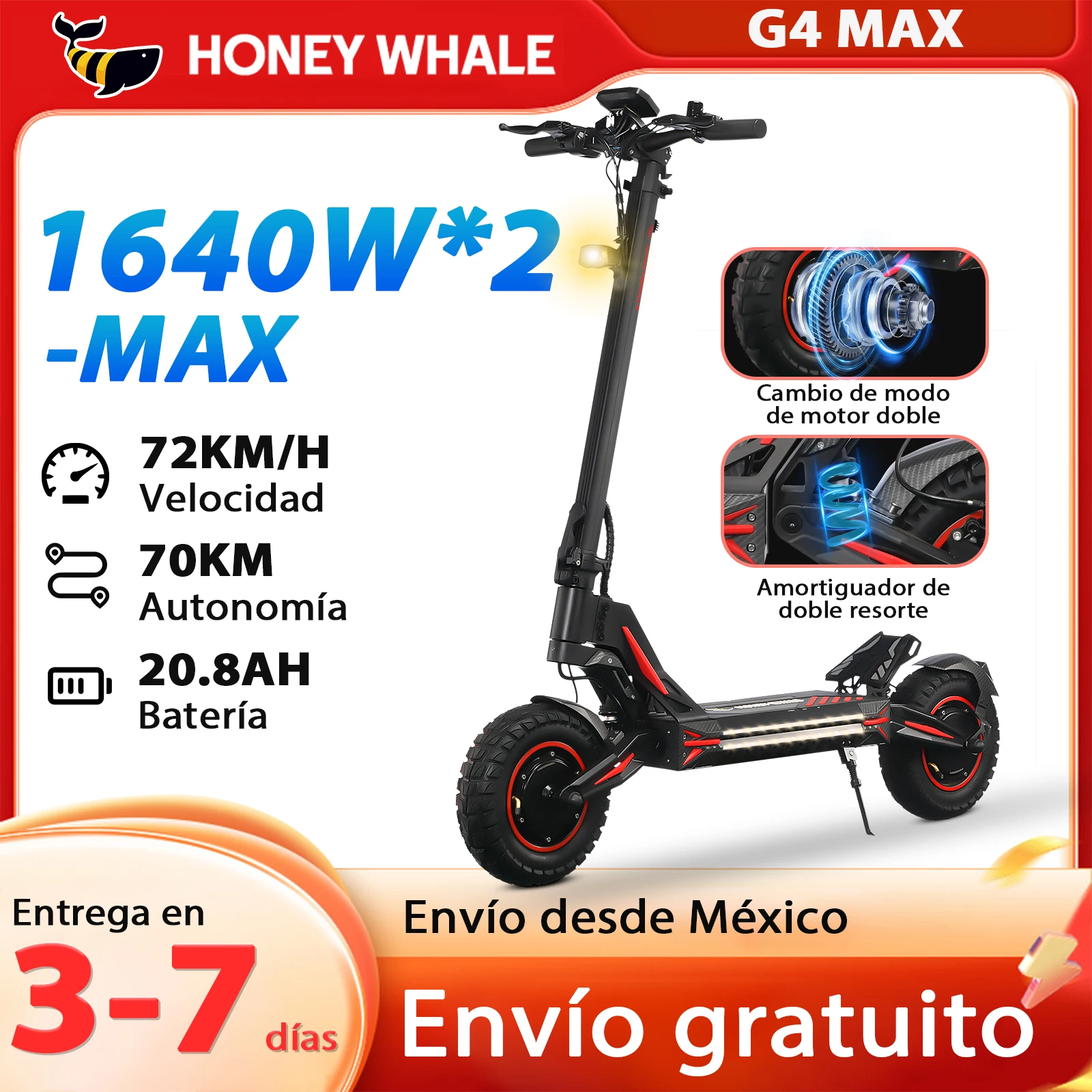 Honeywhale G4 Max: A Análise Completa do Scooter Elétrico de Alta Performance para Adultos