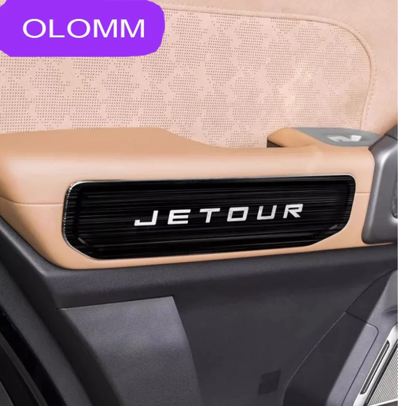 Fit for Jetour Traveler T2 2023 2024 2025 Modified Auto Door Handle Storage Box Car Accessories Auto Door Handle Cover