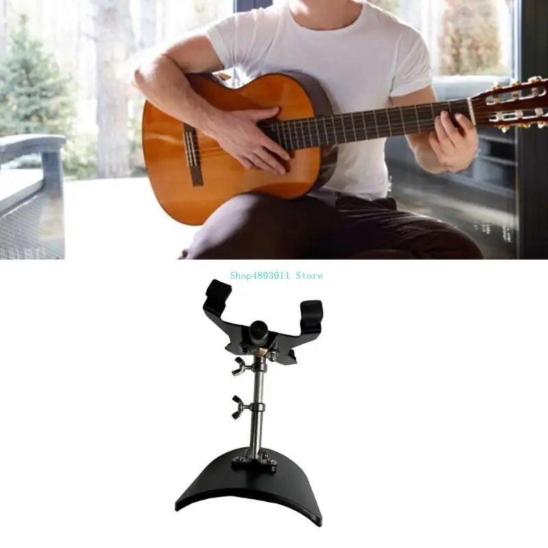 

T3LD Guitar Holder Stand Guitar Footstool Guitar Support Stand Footrest, Guitar Foot Stool Foldable Guitar Pedal Footrest