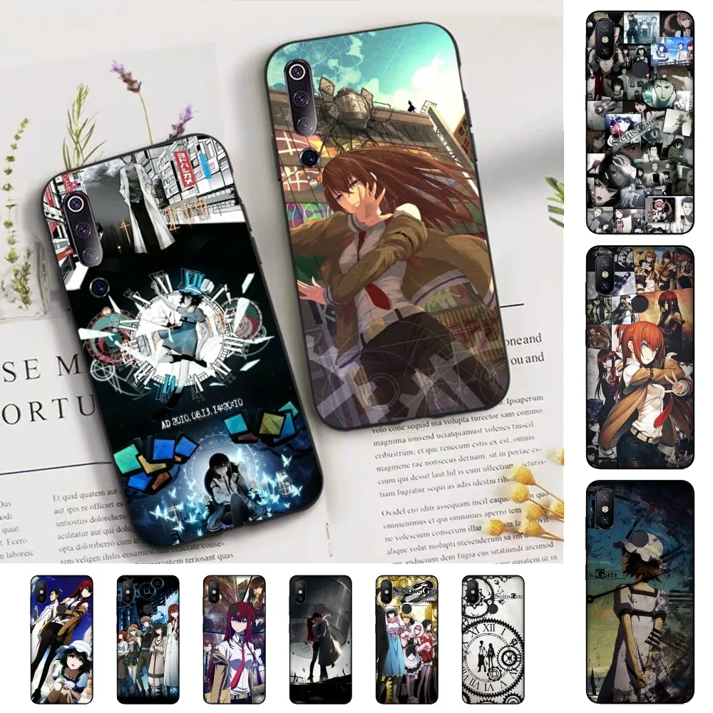 Steins Gate Anime Phone Case For Xiaomi Mi 5X 8 9 10 11 12 lite pro 10T PocoX3pro PocoM3 Note 10 pro lite