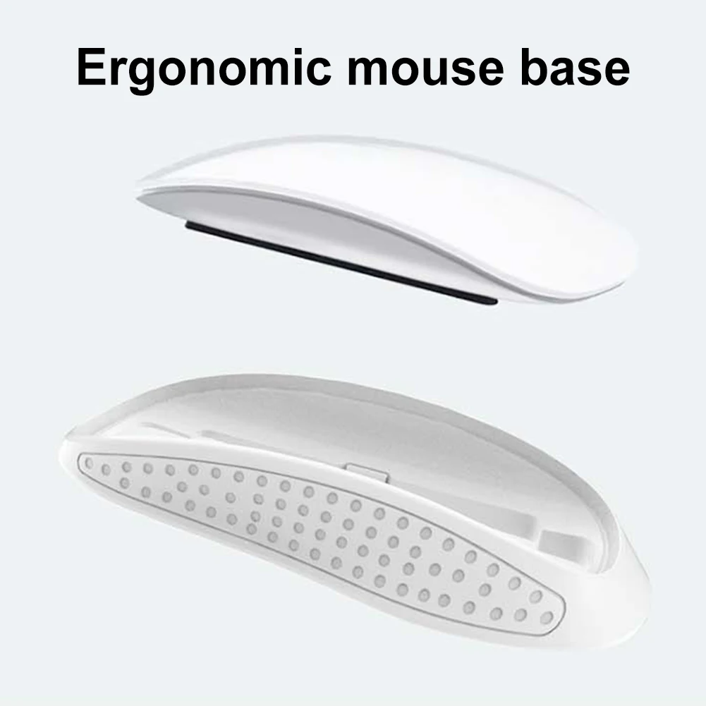 For Apple Magic Mouse 2/3 Base Increased Comfort and Control Ergonomic Wireless Charging Pad Shell Anti-Slip Grip Mouse Base