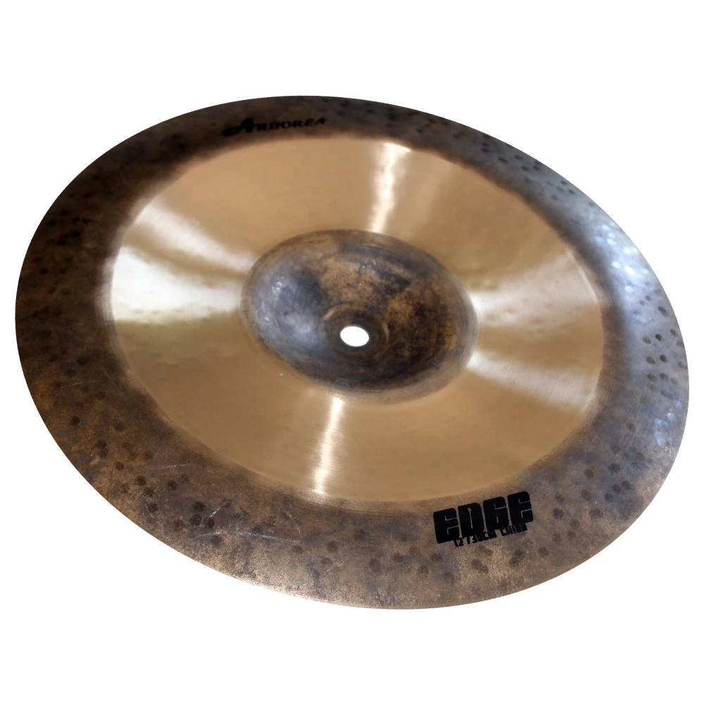 Arborea China Cymbal-Edge Series 8/9/10/12 Inch Handmade Traspy Effect Sound Bronze Drumkits Percussion Musical Instrument