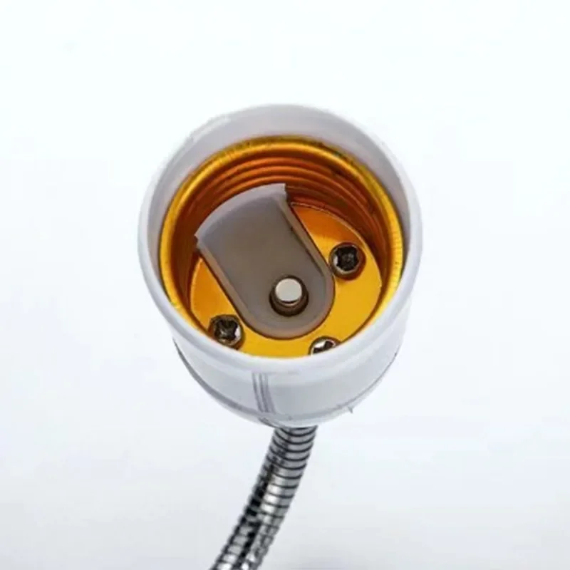 E27 Flexible Extension Converter LED Light Lamp Bulb Extend Adapter Socket Wall Socket Lamp Base Holder Screw Socket EU Plug