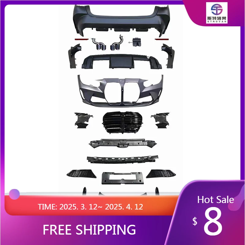 

High-quality goodsModified to G80 M3 Body Kit Car Hood Headlight for BMWs 3 Series G20 2019-2022 Bodykit Front Bumper Rear