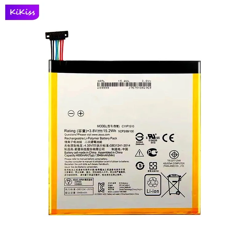 C11P1510 Tablet Battery For ASUS ZenPad S 8.0 Z580CA 4000mAh Real Capacity