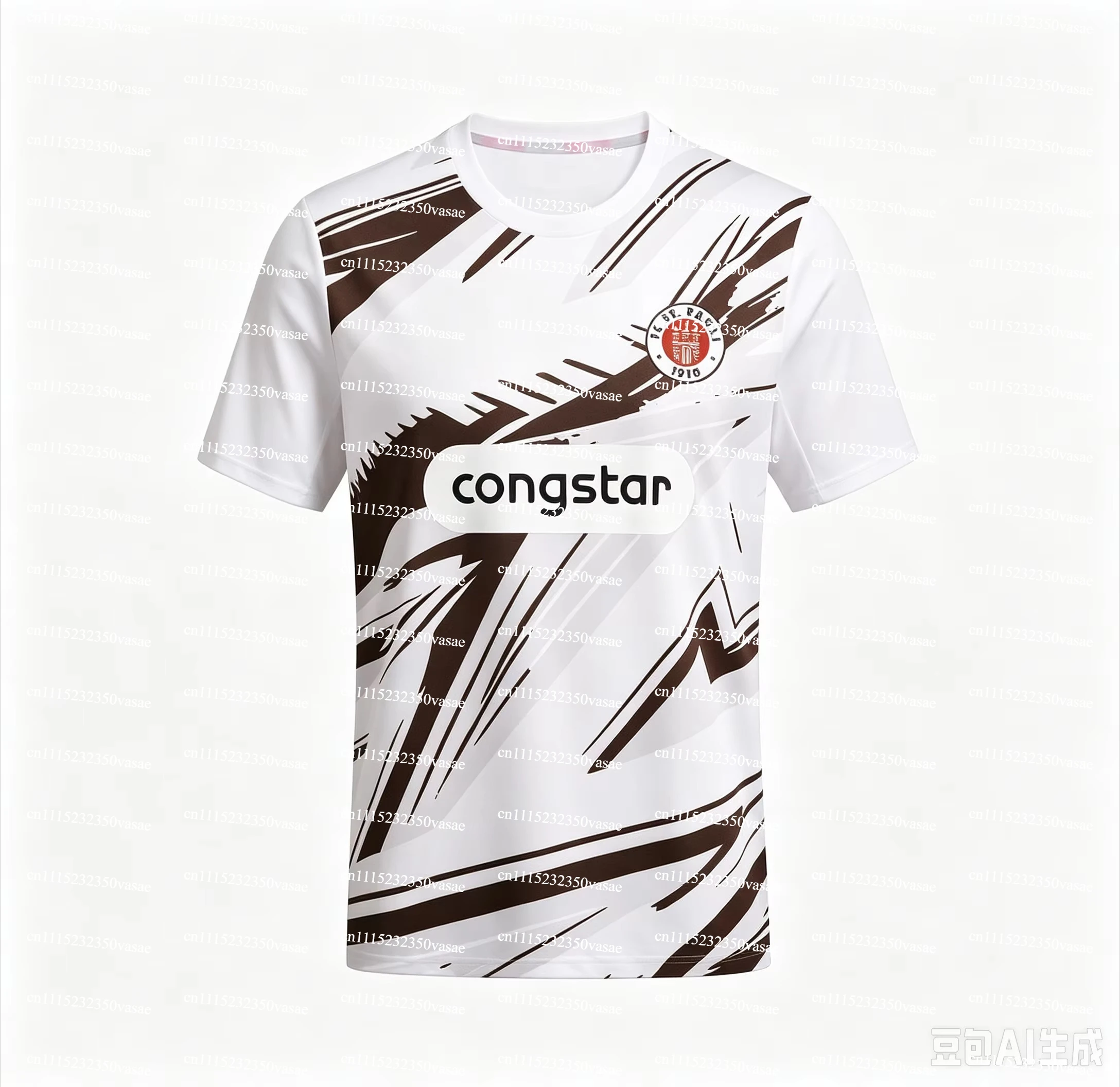 2026 New FC St. Pauli 26-27 Home and Away Jerseys, Unisex, Breathable, Quick-Drying Short-Sleeve T-Shirts, Family Matching