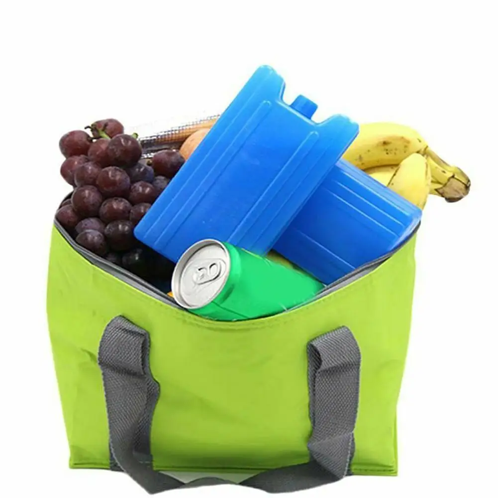 Ice Pack Bag Lightweight Fresh Food Storage Refrigeration Cooler Bag Lunch Picnic Reusable Portable Water Injection Box