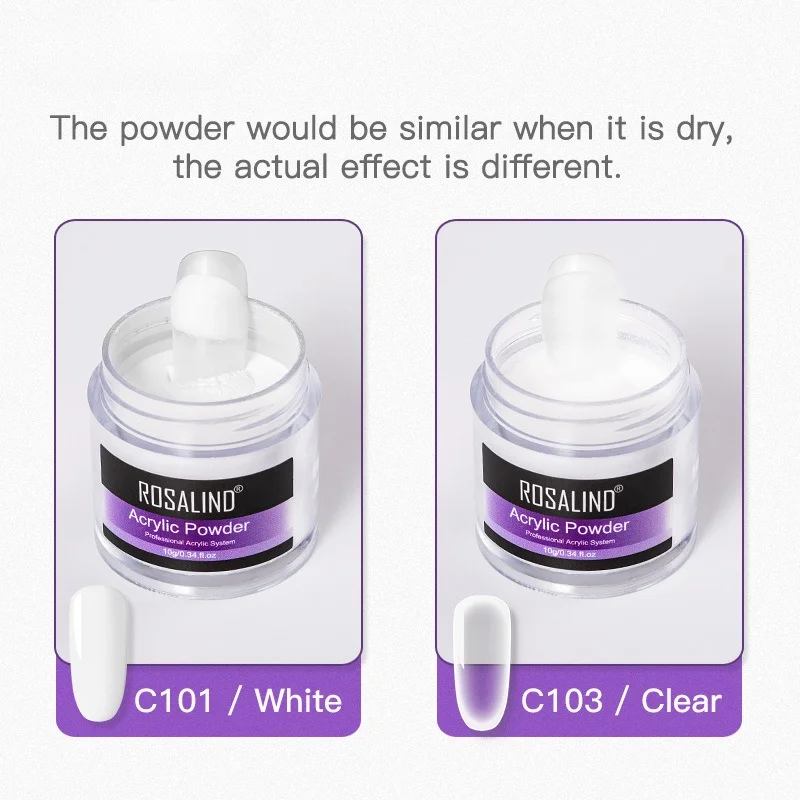 10ML Vingertop Tri Color Optioneel Speciaal Nagelkristalpoeder Uitgebreid Nagelsnijpoeder Kristal Vloeibare Nagelproducten