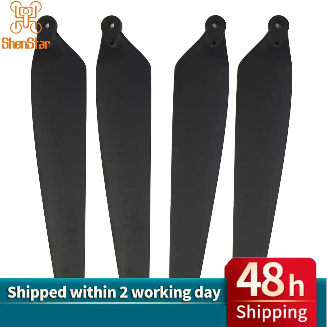 4PCS SHENSTAR Nylon Carbon Fiber Mix Propeller 3211 Folding Paddle 32 Inch CW CCW Props for XAG P20 Agriculture Plane DIY Parts