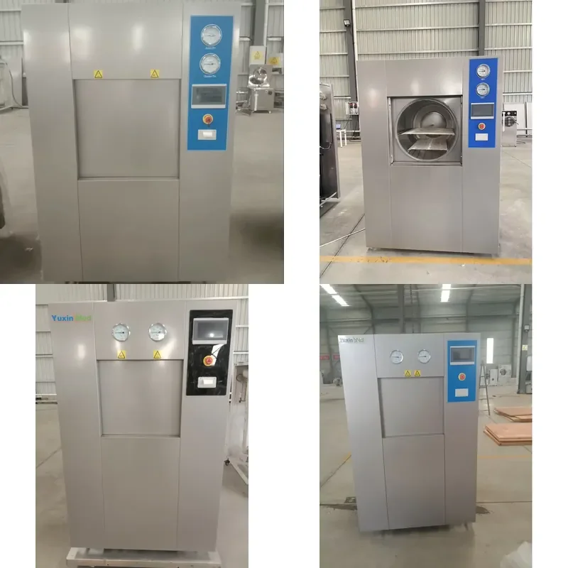 26 VST-0.3SF 300L Vertical Pulse Vacuum Steam Processing System--Double Sliding Door Type for Healthcare & Research