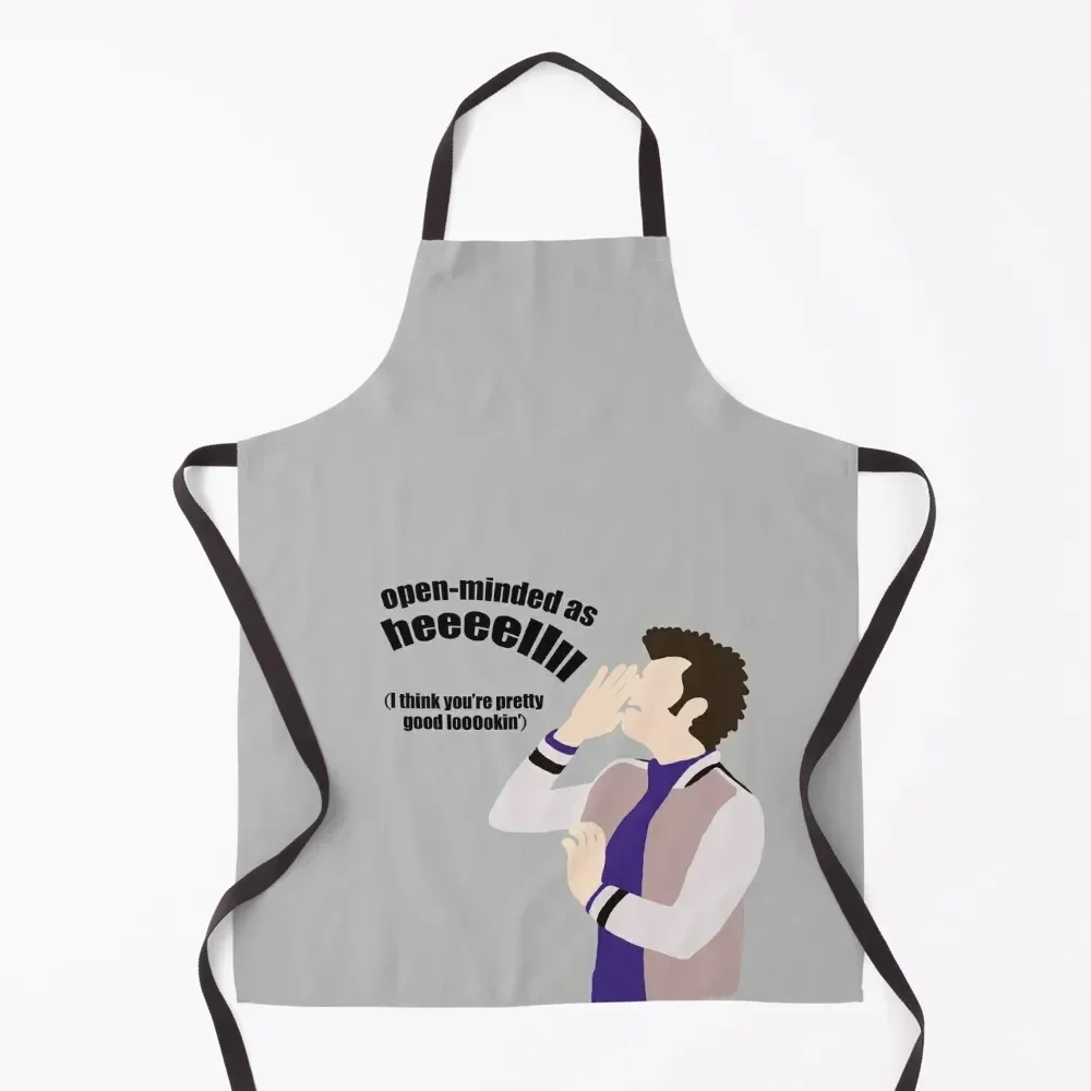 

Open-minded as Helllll Apron Camping Chef Accessories Household Items Useful man chef uniform Apron