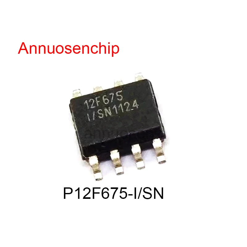 5PCS New and Original SMD P12F675 12F675-I/SN 12F675 SOP-8 P12F675-I/SN
