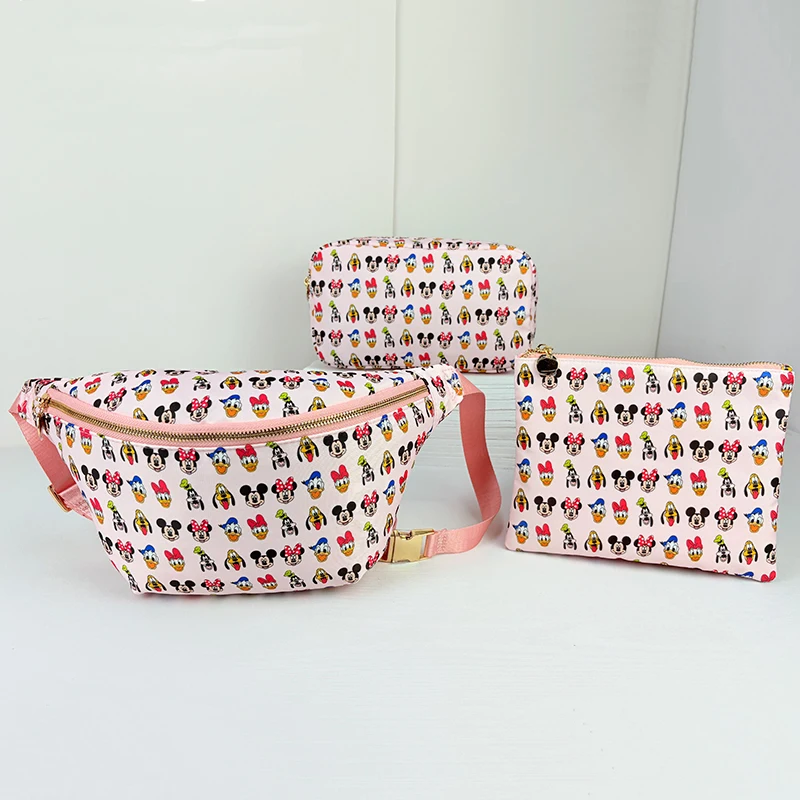 

Nylon waterproof Disney princess series makeup bag for ladies handbag, cosmetics storage bag, snacks storage bag