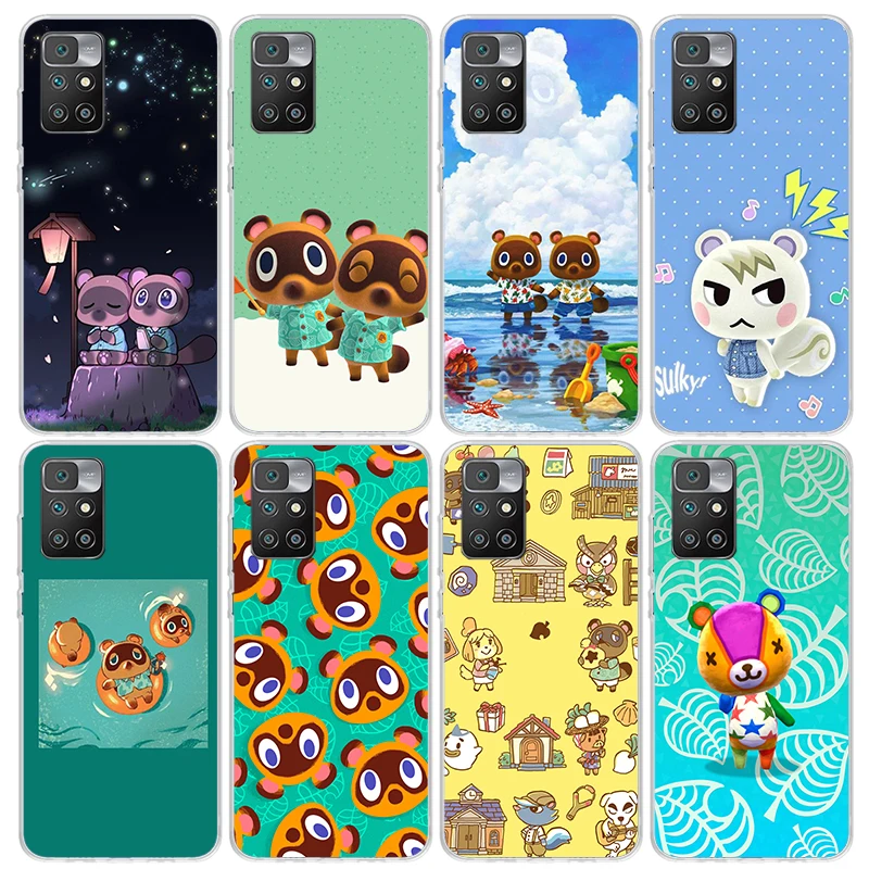 Animal C-Crossing New Horizons Phone Case For Xiaomi Redmi 12C 12 10C 10A 10 9C 9A 9T 9 8A 8 7A 7 6A 6 Pro K60 K40 K20 S2 Print