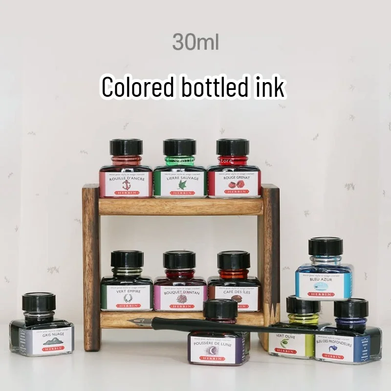 30ml Ink Bottle Non-carbon Multi Color Colored Ballpoint Pen Ink Commercial Professional Writing Tool Hand Drawing Handwriting