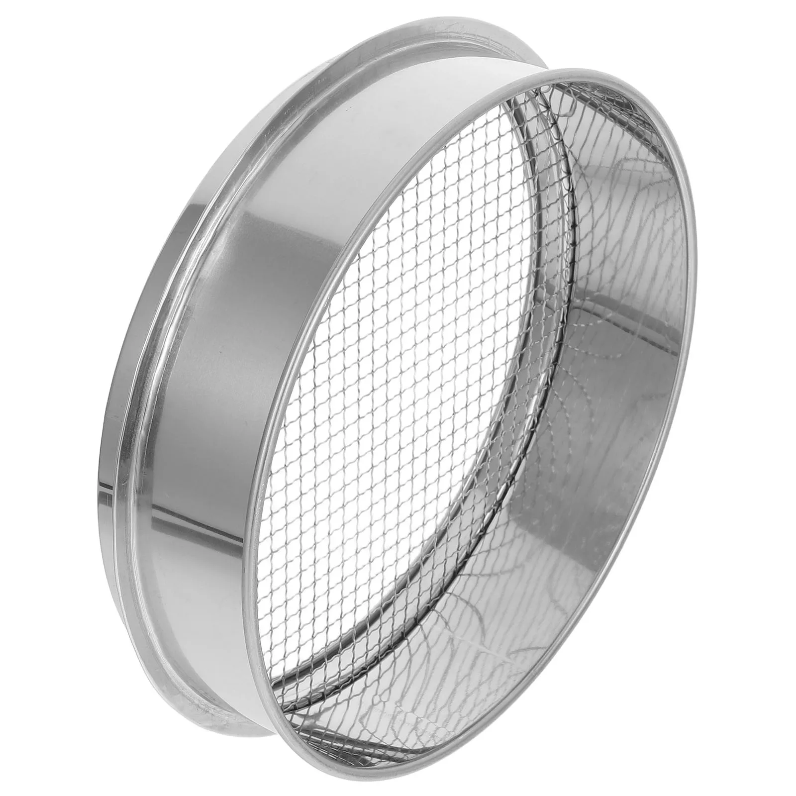 

1Pc Stainless Steel Sieve Tool For Gardening Soil Compost Rocks 6mm Mesh Strainer For Efficient Sifting