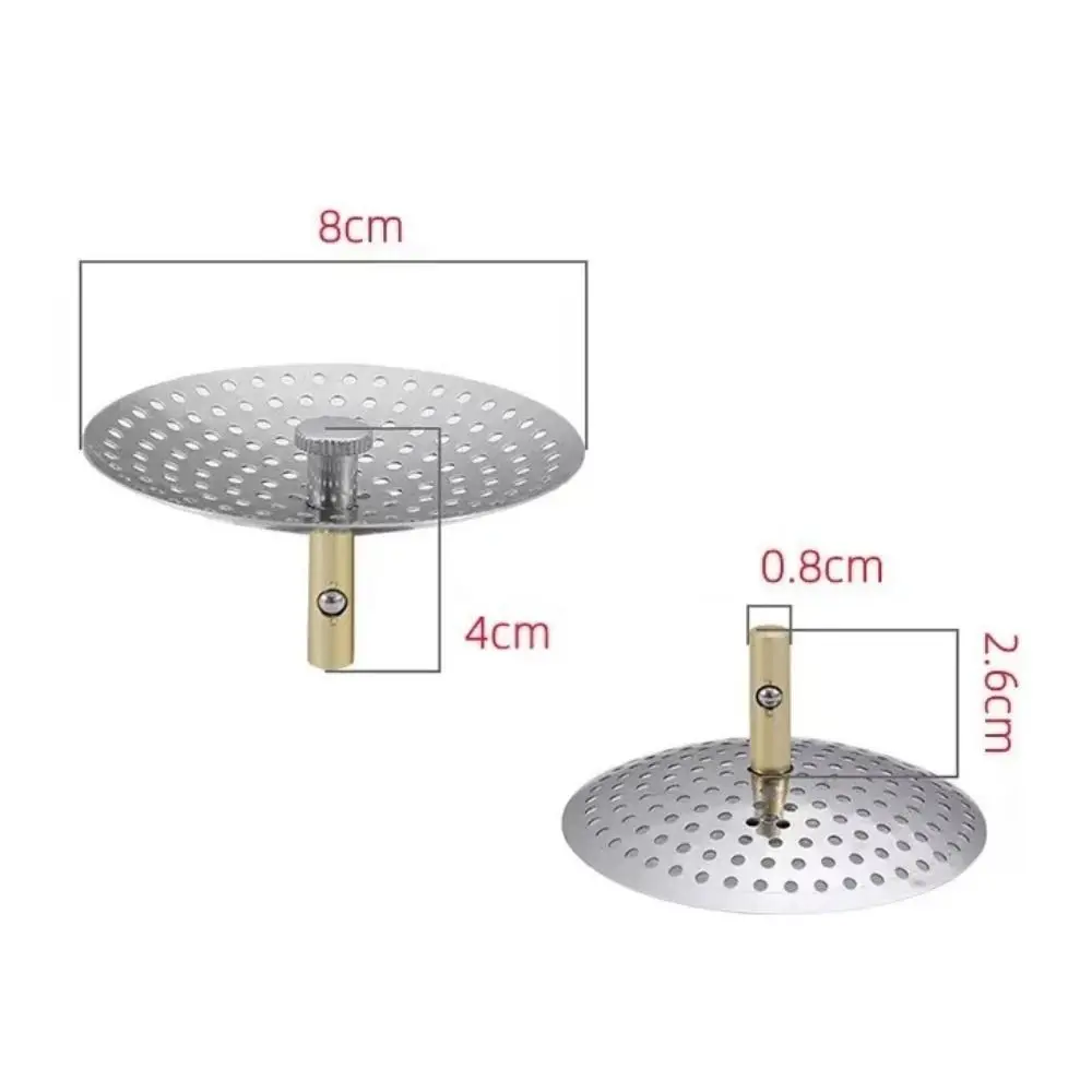 

New Stainless Steel Kitchen Sink Filter Mesh Hair Catcher Water Basin Strainer Drain Hole Trap Bathroom Accessories Waste Screen