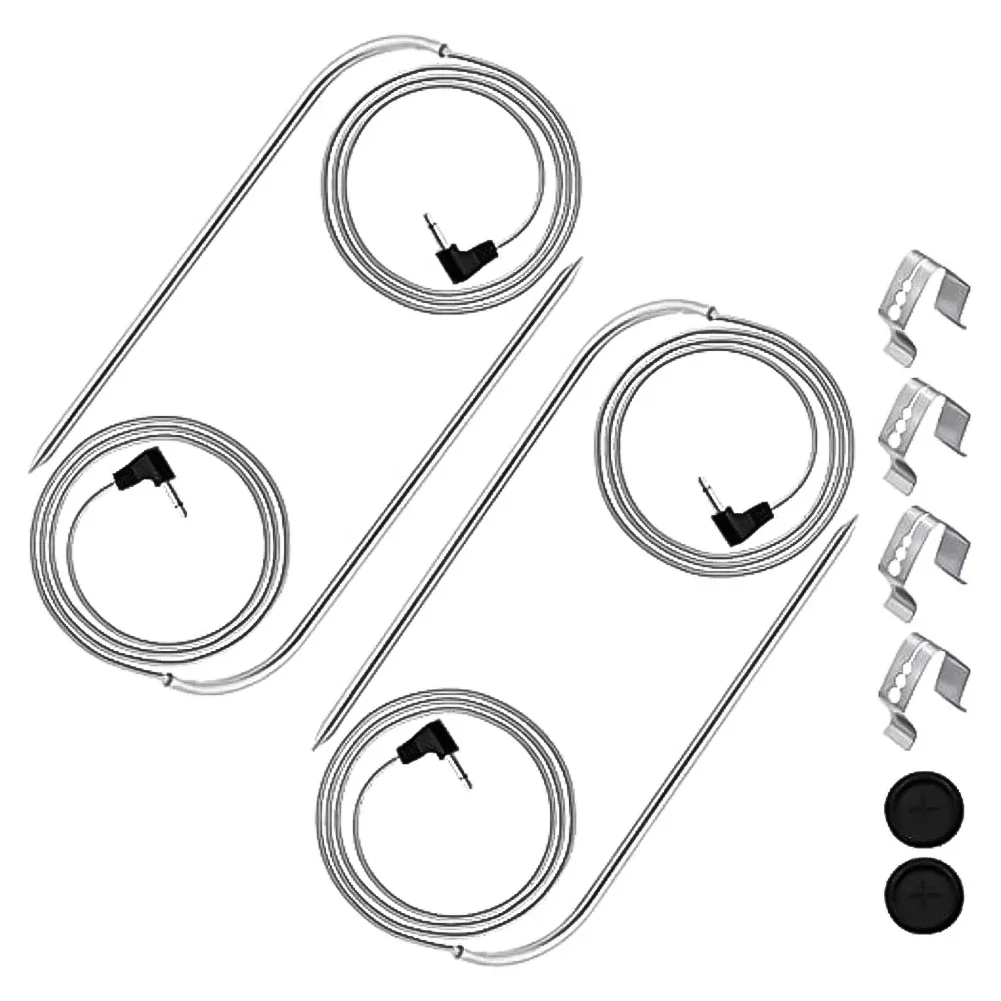 

2/4pcs Meat Probes 2/4pcs Clips 2pcs Probe Grommet For Gravity Series 560/800/1050 9004190170 Meat Probes Parts