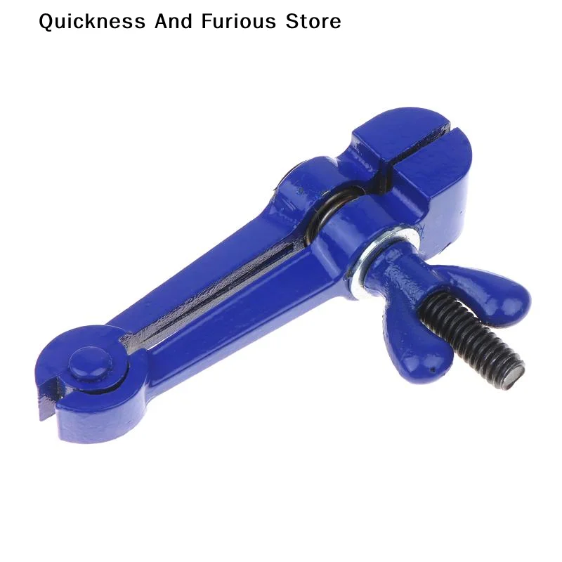 【TO】Hand-Held Vise Hand Clamp Pipe Vise Plumbing Tool Workshop Vise Pipe Tool Steel Handle Spring Clamp Base Pliers