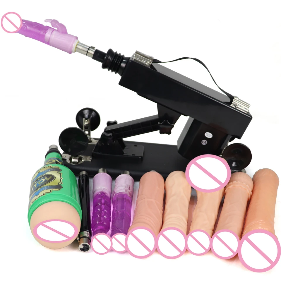 Fredorch A2 automatic sex machine sex toy vibrator with different dildos and anal masturbation machine for man and women