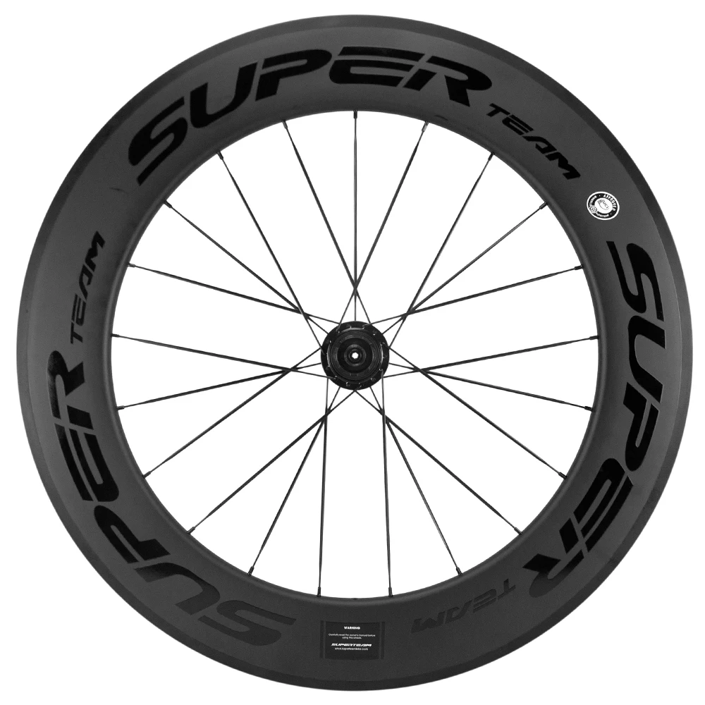 SUPERTEAM 700C Clincher/Tubeless Carbon Wheelset SUPERTEAM 60mm+88mm Carbon Wheels Road Bike