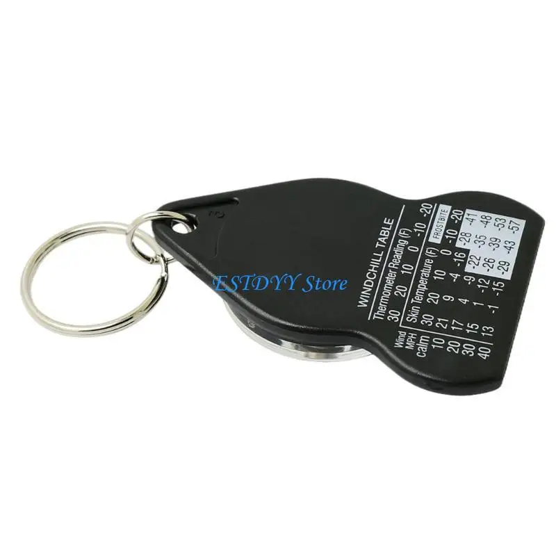 G6DE – porte-clés en plastique Durable, thermomètre compas, mises à jour météorologiques précises, thermomètres pour activités