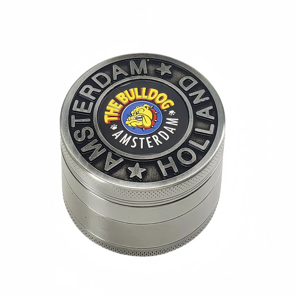 Amoladora Manual desmontable de 4 capas, dientes de Metal de diamante de 4cm y 5cm, herramienta compacta portátil para triturar para viajes en interiores y exteriores, festivales