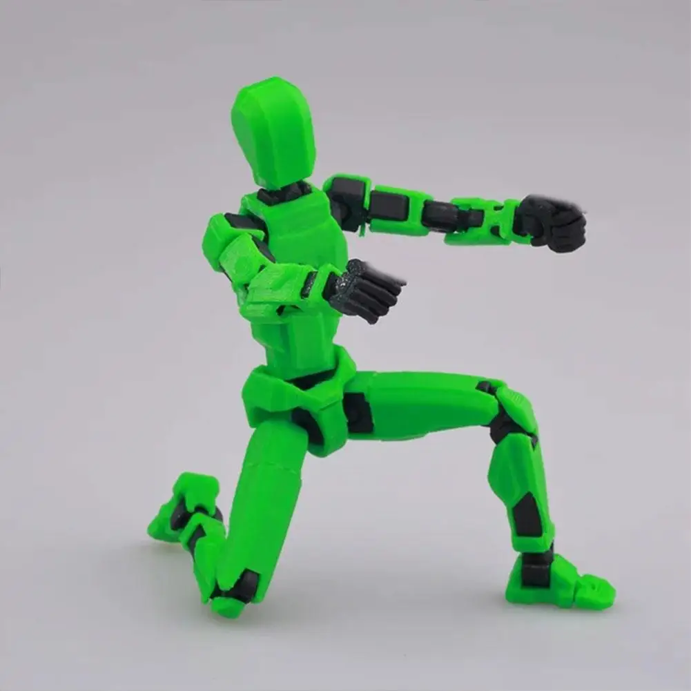 Multi Joint Movable Figure 3D Printed Human Model Dummy Lucky 13 Action Figure Full Body Activity Robot Decompression Toys