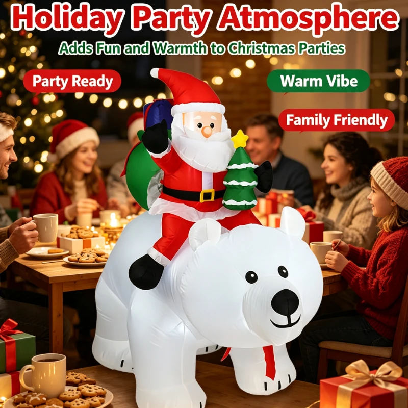 Christmas Inflatable Santa Cla - Mountain Biking Holidays review and price