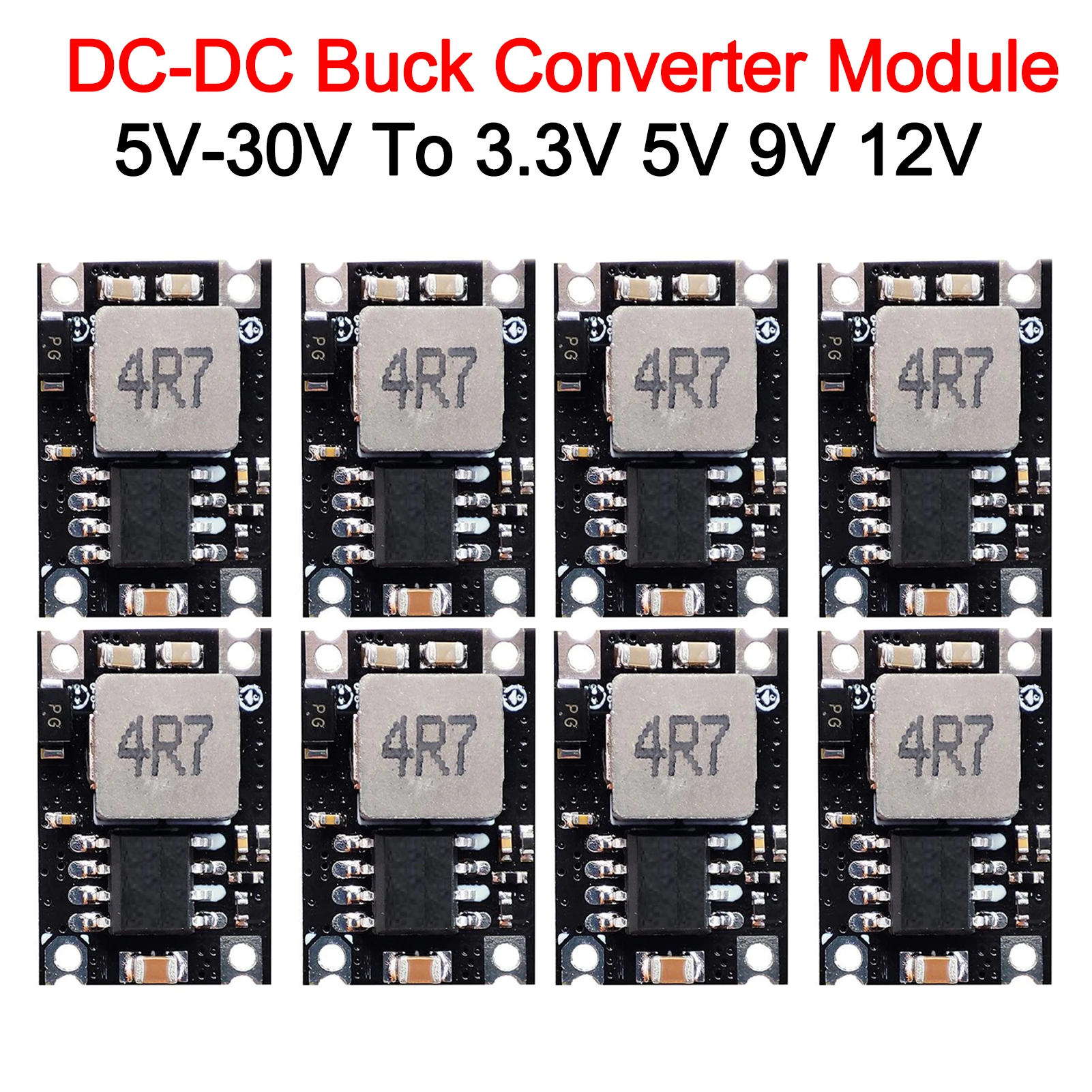 3A Mini DC-DC Buck Step Down Converter Board Module 5V-30V to 3.3V 5V 12V DC DC Voltage Regulator PCB Board Power Buck Module