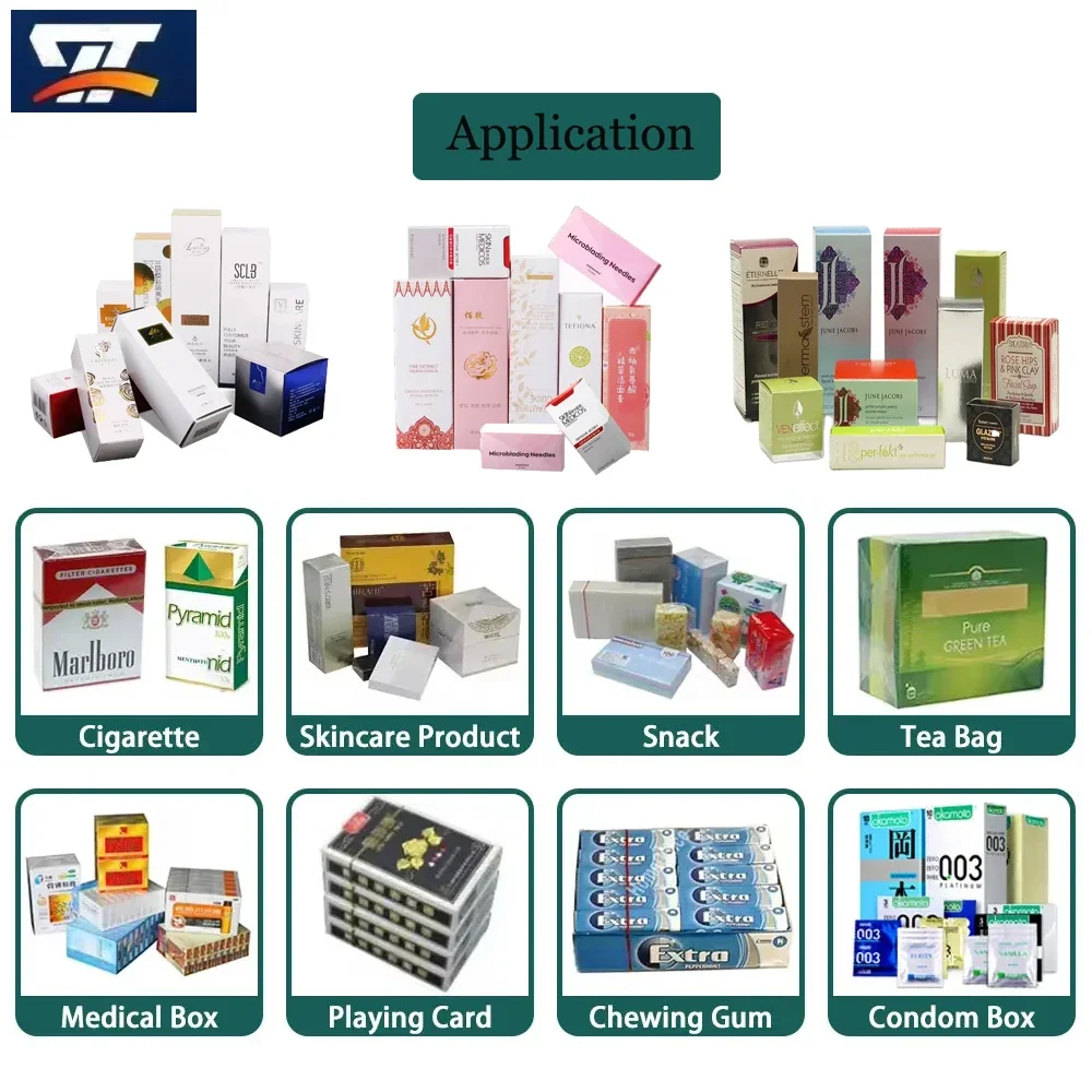 China Manufacturer's Fully Automatic High Speed Cartoning Machine For Plastic Case Packing Apparel Chemicals Beverages