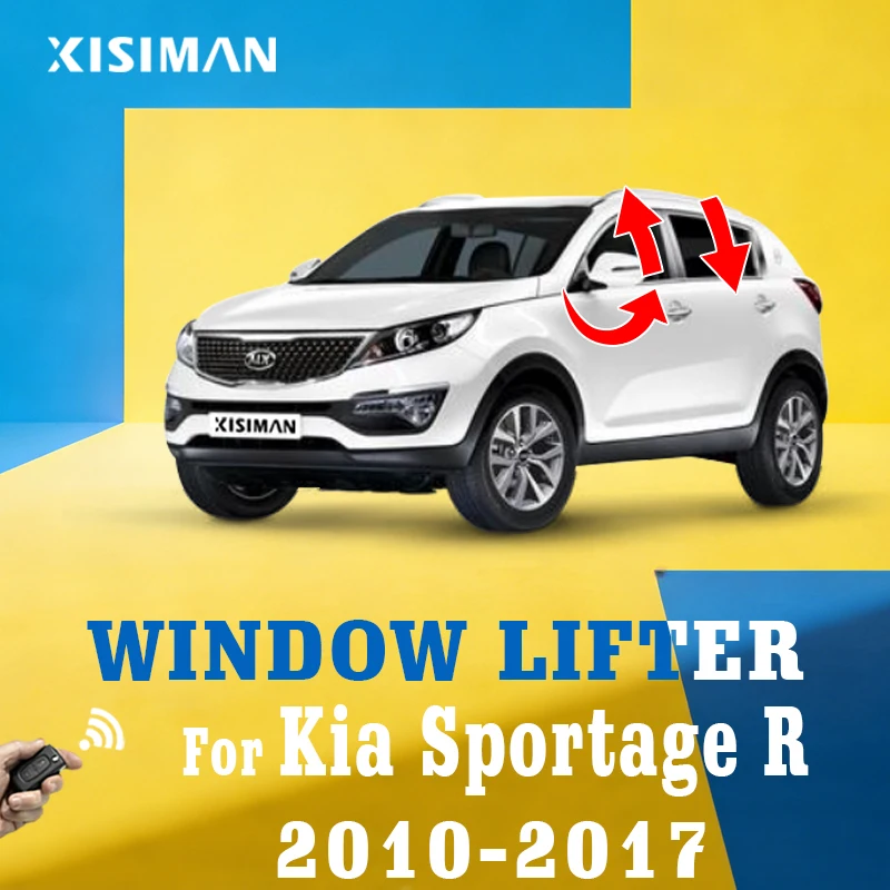 For Kia Sportage R 2010-2017 Car  Window Closer Open + Side Mirror Folder Folding Spread Car Accessories