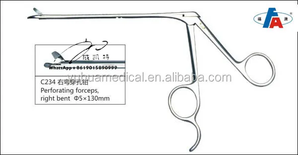 Pinzas perforadoras para artroscopia, instrumentos ortopédicos