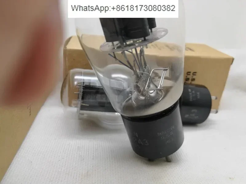 2A3 player brand new 1940s American RCA 2A3 electronic tube black screen large tube socket with missing words  1PCS