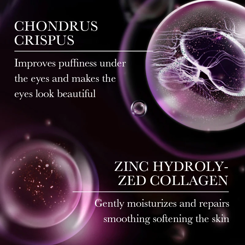 80 جرام SADOER الحلزون الكولاجين قناع عين مكافحة الهالات السوداء عيون أكياس الحليب المغذي ترطيب قناع عين ترطيب الجلد الحساس