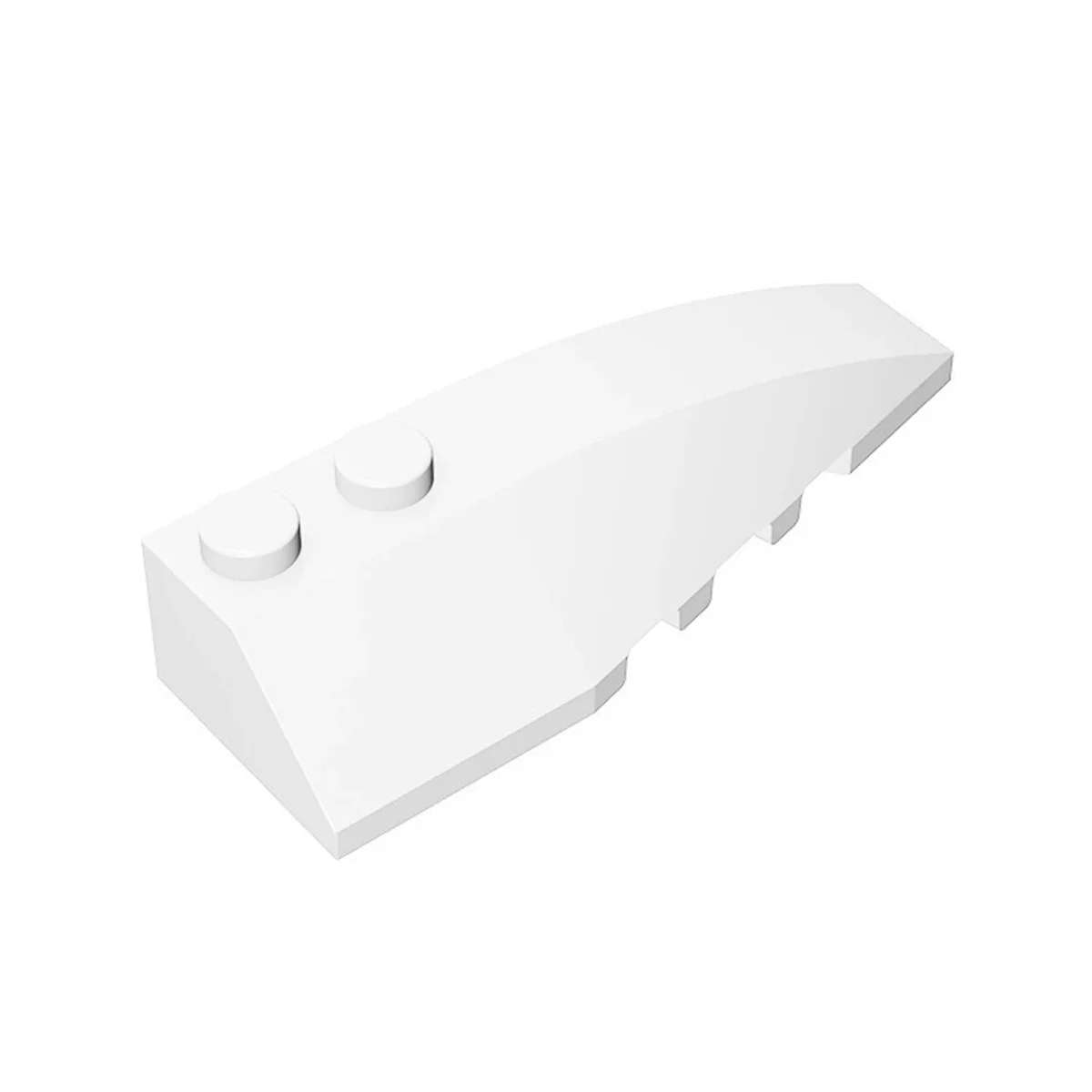 10pcs MOC Stacking 41747 Corner Plate Board Brick Wedge 6x2 Right Building Block Diverting Toys Adults Boys Holiday Gifts