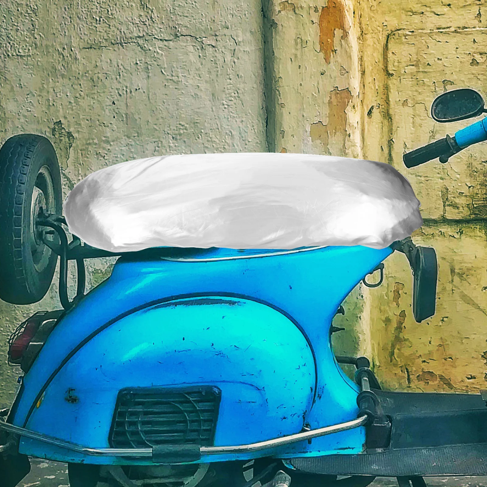 

Motorcycle Seat Cover Durable PU Waterproof Sunproof Motorbike Cushion Protector Non-Slip Elastic Design