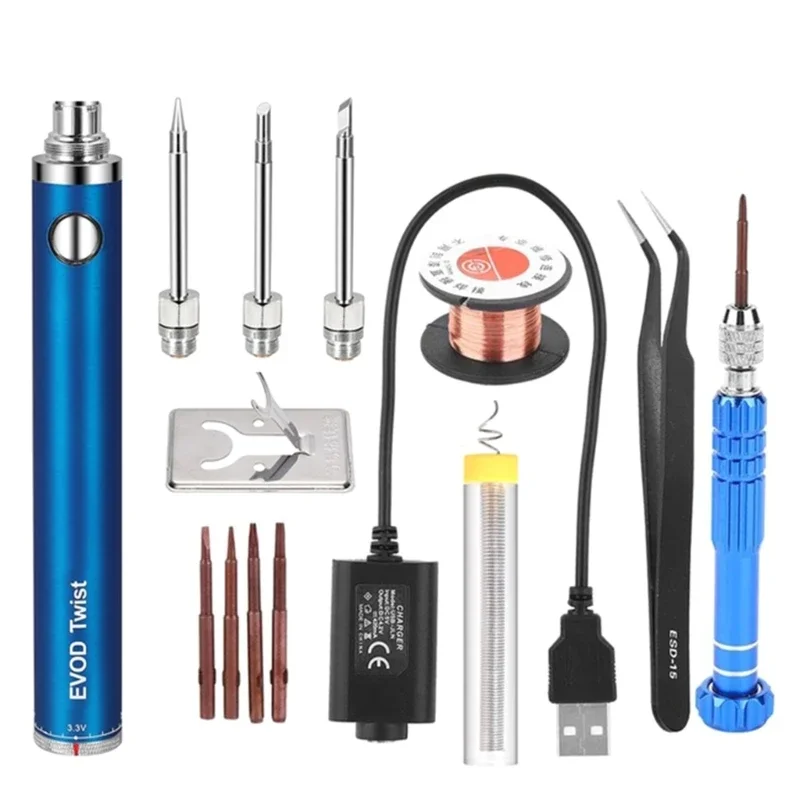 5V 15W Soldering Iron Battery-powered Soldering Iron with Built-in Battery Dropship