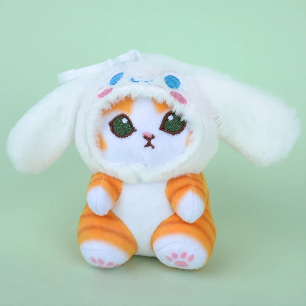 @@@2025** اليابانية لطيف الكرتون سحب سانريو مع لطيف القط دمية ألعاب من نسيج مخملي حقيبة معلقة فتاة القلب هدية!