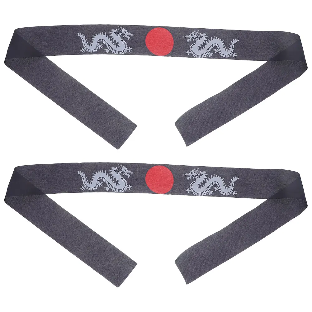 

1Pair Samurai Headband Japanese Style Wide Headband Comfortable Workout Training Cheering Sports Fitness Karate Exercise