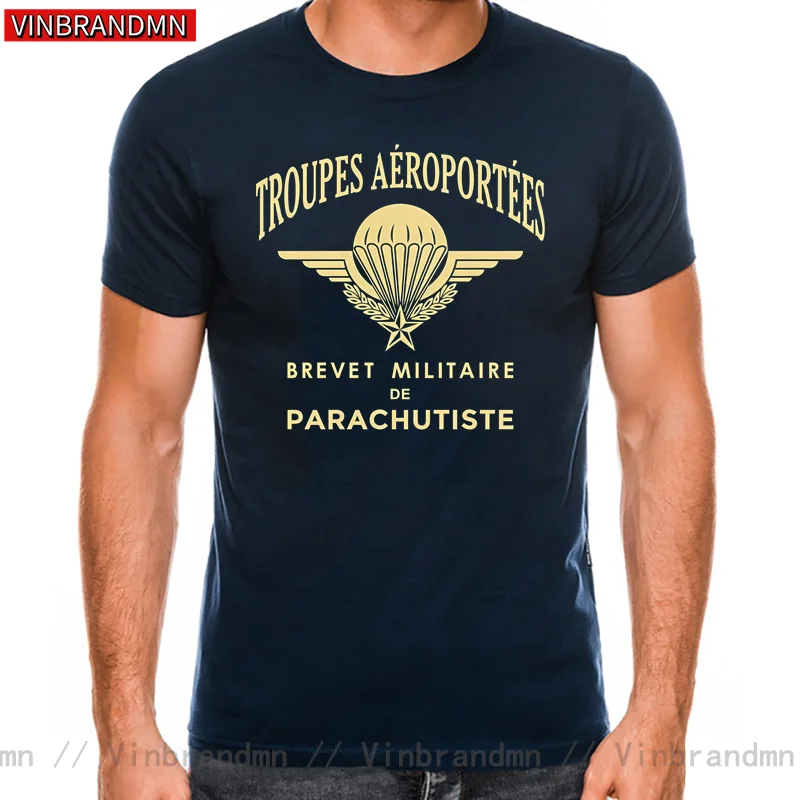 Legion Etrangere Paratrooper French Foreign Regiment Print Tee Shirt Adult Classic Unisex Short Sleeve 100% Cotton Tshirt Camisa
