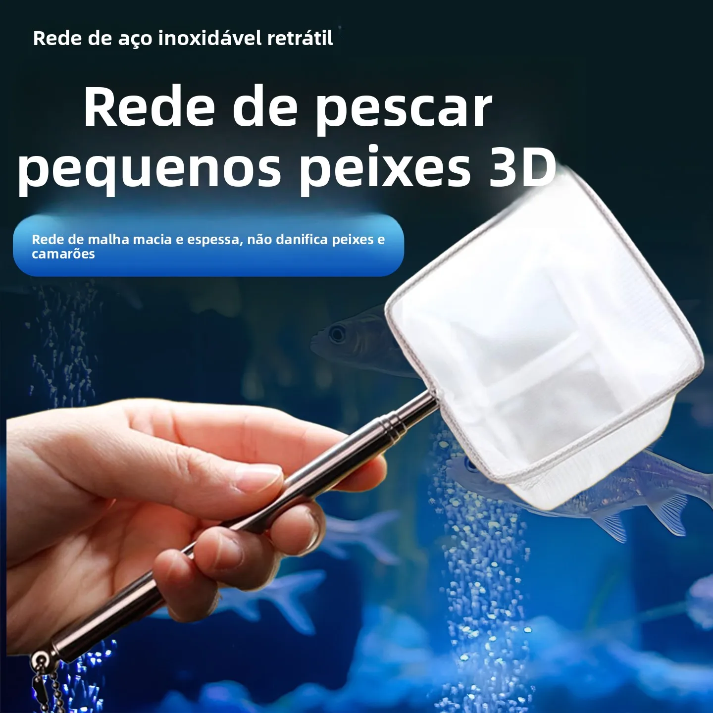 rede-de-pesca-extensivel-de-aco-inoxidavel-nao-prejudicial-para-peixes-rede-de-observacao-de-camaroes-ferramenta-segura-pa