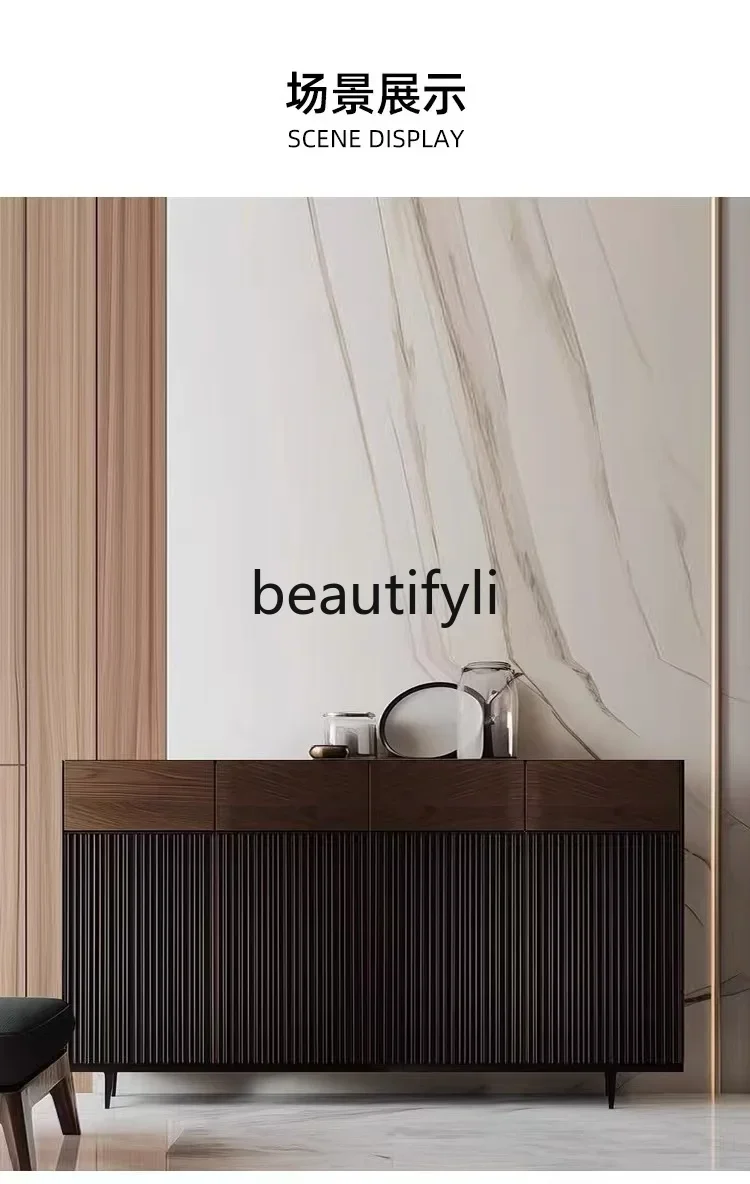 

Light Luxury Italian Dining Side Cabinet Storage Drawer Cabinet Entrance Creative Living Room Bedroom Hotel Restaurant
