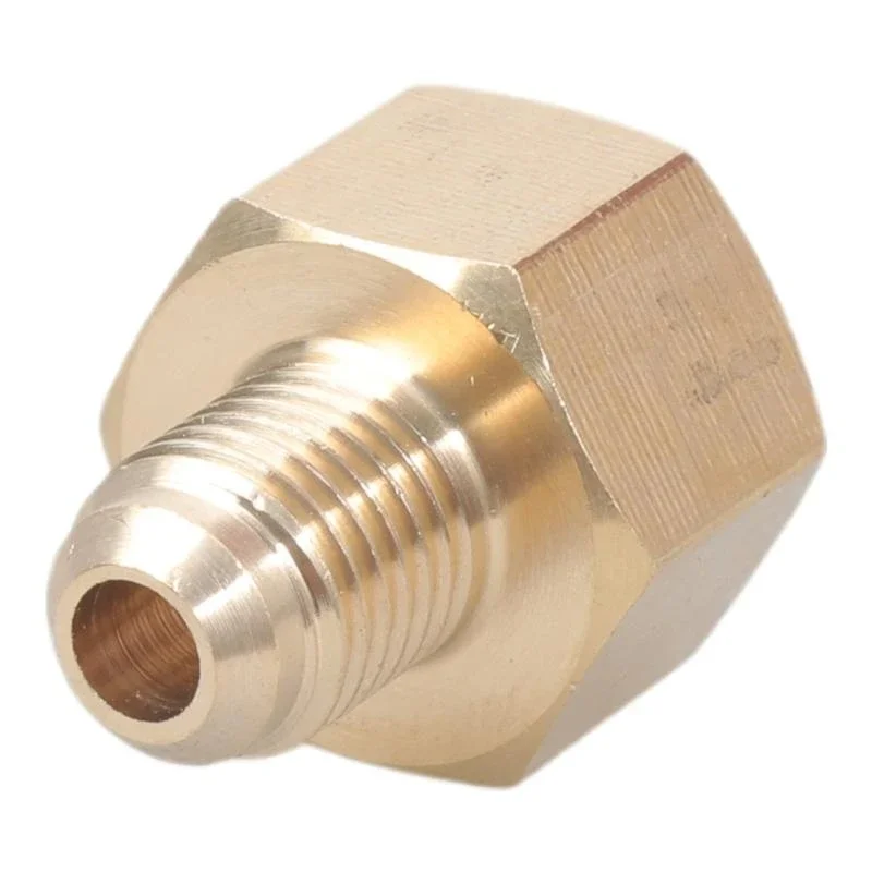 Adaptadores regulador do sistema nitrogênio latão Adaptings 1/4 Adaptador condicionador SAE Cabeça conversão