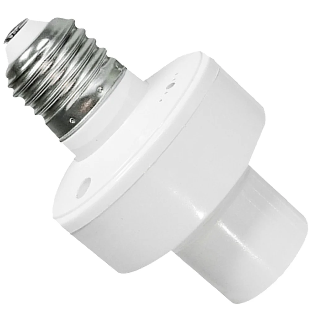Voice Control Holder E27 Smart Bulb Adapter For Garage Basement Bedroom Workshop No App Needed E27 Lamp Socket Light